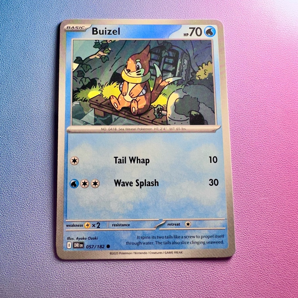 buizel - 057/182 (common) — pokemon: destined rivals